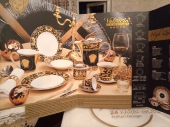Qab-qacaq və mətbəx ləvazimatlarının alışı: Valencia-24 Karat Gold (italian Design) Orjinal sertifikatı İtalian — 2