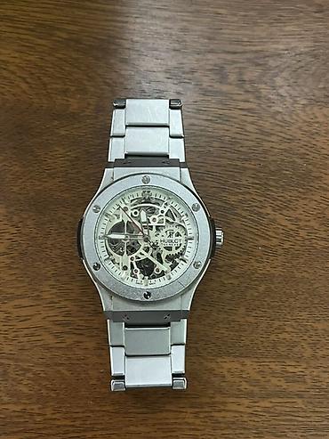 swarovski original: Tam mexaniki hublot qoll saati metal rengde originalin 1:1 eynisidir — 1
