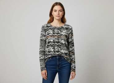 modne bluzki dla nastolatek: Women's blouse, size S (EU 36)