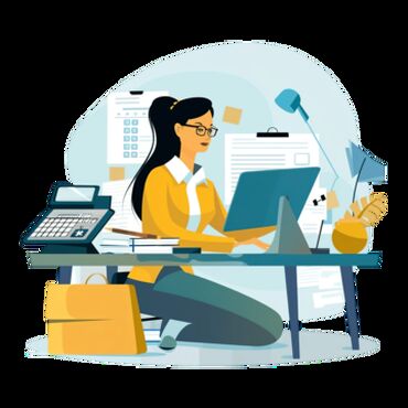 офисный работник: Бухгалтер. Вефа ТЦ