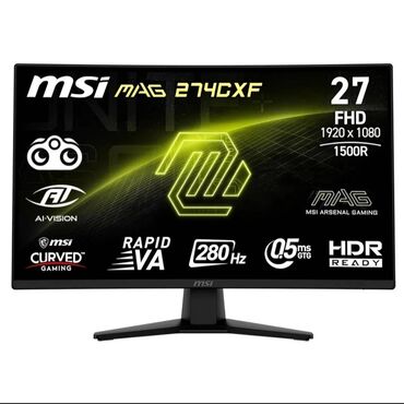SSD diskləri: 🖥️ MSI Gaming MAG 274CXF – Sürətin və Görüntünün Ən Yüksək Nöqtəsi!