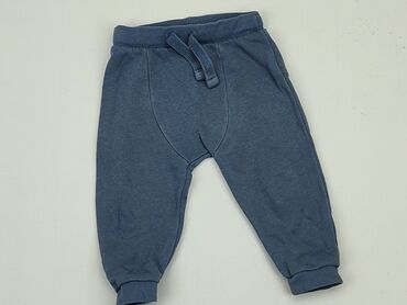 niebieski top hm: Sweatpants, F&F, 9-12 months, condition - Good