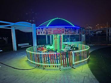 park masini: Tam işlək vəziyyətdə uşaq karuseli satılır. LED işıqlandırmalı, park — 3
