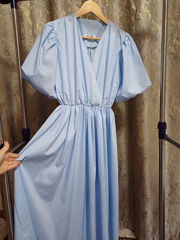 голубое платья: Повседневное платье, L (EU 40)