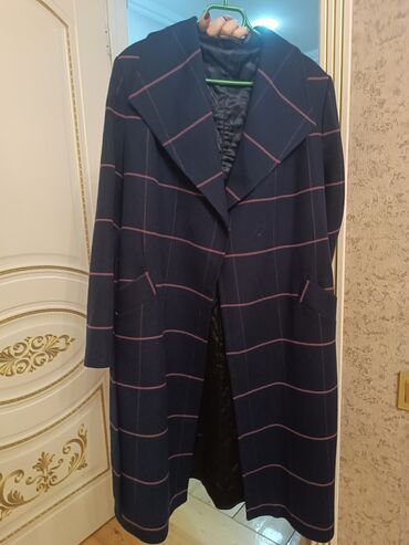 zhenskie palto oversize: Пальто XL (EU 42), цвет - Синий