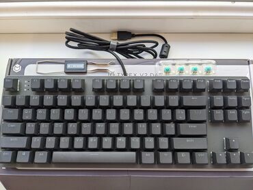 компьютер за 5000: Продаю механическую, игровую клавиатуру io typex v2, TKL формат(87