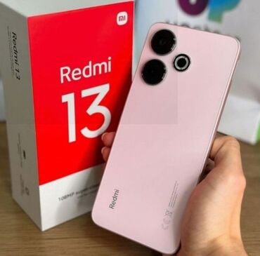 хонар телефон: Redmi, Redmi 13, Жаңы, түсү - Кызгылт