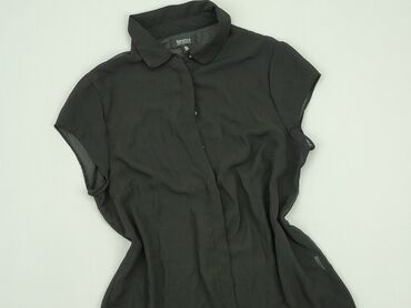 krotka czarne bluzki: Koszula Damska, Bershka, S, stan - Bardzo dobry