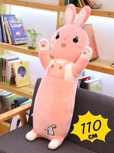 плюшевые нитки ализе: Большая мягкая игрушка зайка — 110 см Очаровательная и мега-мягкая