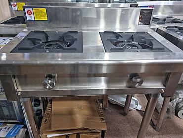 wok: Профессиональная газовая плита на 2 конфорки для общепита. Описание — 2