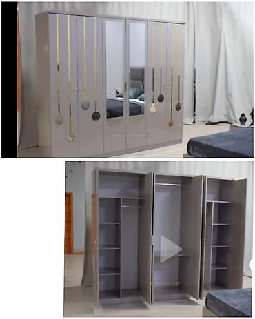 İşlənmiş, 6 qapı, Güzgülü, Açılan, Düz dolab