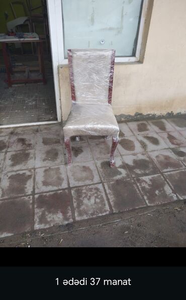 Stullar: Qonaq otağı üçün, Qatlanmayan, rəng - Bej Stul — 2