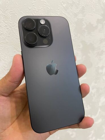 мобильные телефоны ми новые без бу: IPhone 16 Pro, Колдонулган, 128 ГБ, Black Titanium, Коргоочу айнек, Каптама, 98 %