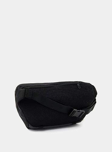 рюкзак черный: Поясная сумка Adidas (waist bag), черная - Вместительное основное — 2