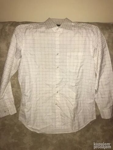 Košulje: Košulja Na duge rukave, L, Hugo Boss, bоја - Bela, Pamuk — 6