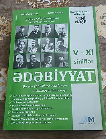V–XI siniflər üçün “Ədəbiyyat” dərs vəsaiti. DİM və MİQ imtahanına