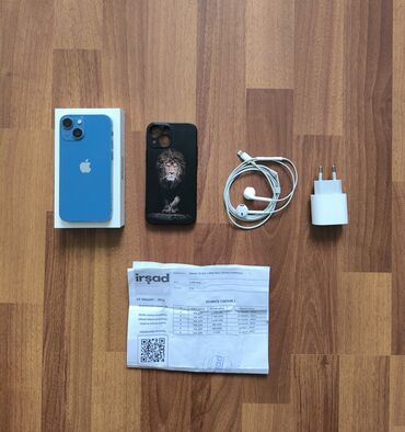 zaryadka dlya telefona fly: IPhone 13 mini, 128 ГБ, Синий, Беспроводная зарядка, Face ID, С документами