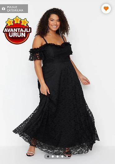 xonca bezemek: Ziyafət donu, Maksi, Trendyolmilla, 3XL — 3