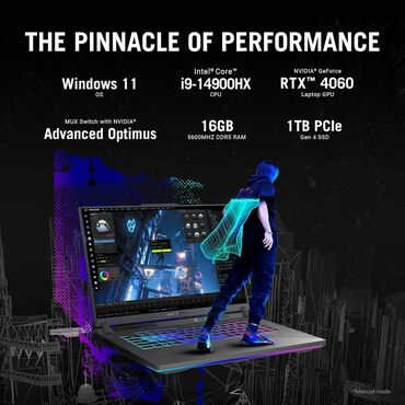 математический планшет: Ноутбук, Asus, 16 ГБ ОЭТ, Intel Core i9, 16 ", Жаңы, Жумуш, окуу үчүн, эс тутум NVMe SSD