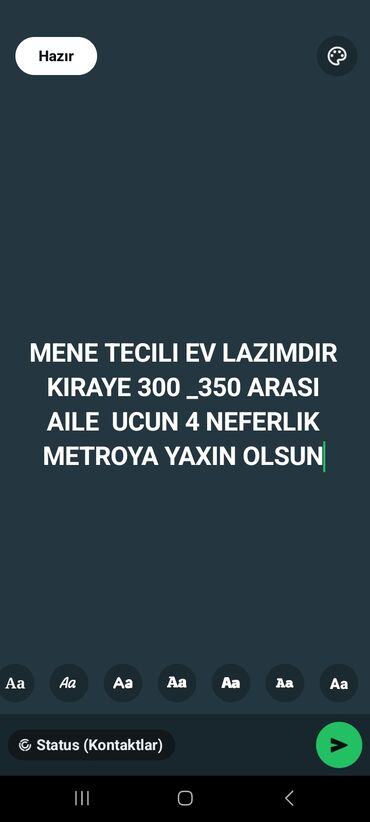 naxcivan kiraye evler 2019: Kirayə üçün ailəvi mənzil axtarılır. 4 nəfərlik ailə üçün uyğun
