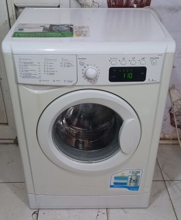 xarab paltaryuyan: Paltaryuyan maşın Indesit, 7 kq, İşlənmiş, Avtomat, Ödənişli çatdırılma