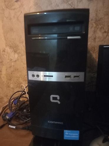 blender ucuz: HP Compaq masaüstü kompüter dəsti Tərkibi: - HP Compaq sistem bloku — 2