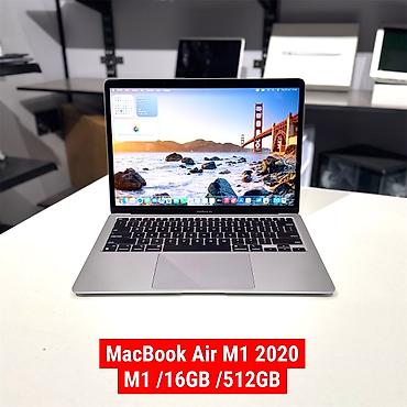 компьютер: Ультрабук, Б/у, Apple M1, ОЗУ, RAM: 16 ГБ, В рассрочку — 1