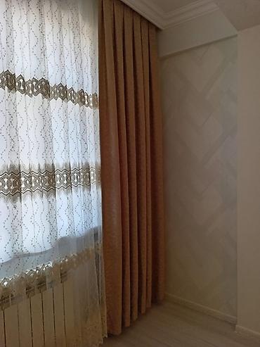 ucuz tül perdeler: İşlənmiş, Vilyur Pərdə, rəng - Qızılı, Ödənişli çatdırılma — 3