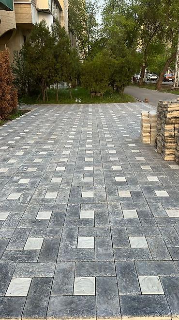 Тротуардык плитка, Башка модель, Мрамордон, Короо үчүн, Жаңы