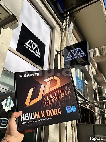 ddr 4 plata: GIGABYTE H610M K DDR4 ana plata 🪐Intel Core 14/13/12 prosessorlarını — 1