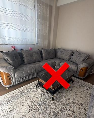 Divan satılır – 500₼ - Künc divan, “L” forması - Açılır mexanizmli