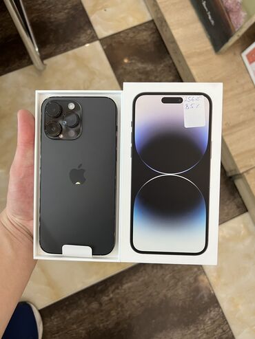 iphone xr в корпусе 14 pro купить: IPhone 14 Pro Max, Б/у, 256 ГБ, Черный, Коробка, 85 %