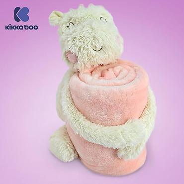 mini iphone za decu: KikkaBoo Baby ćebence sa plišanom igračkom 70x100 – Hippo Dreams - — 3