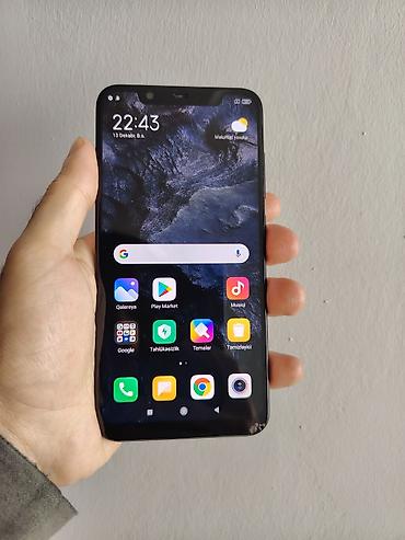 smart mini telefon: Xiaomi Mi 8, 128 GB, rəng - Qara, 
 Barmaq izi, İki sim kartlı, Face ID — 1