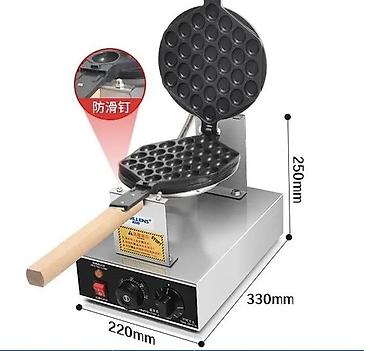 sandwich maker: Электрическая вафельница для гонконгских вафель (egg waffle/bubble — 2