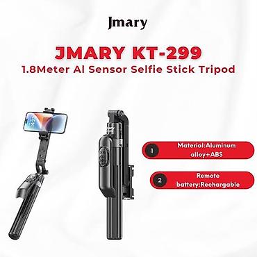 JMARY KT-299 — умная селфи‑палка‑штатив с ИИ‑трекером лица Основные