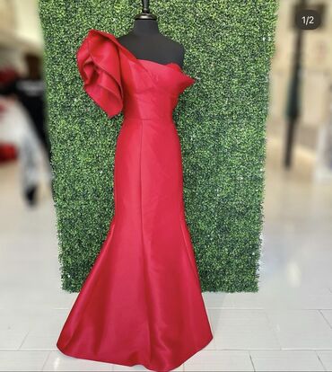 tünd qırmızı donlar: Вечернее платье, Макси, Alexander McQueen, S (EU 36)