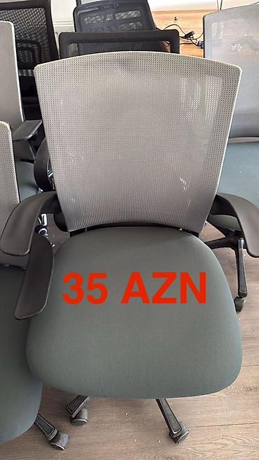 Ofis və oyun kresloları: Təkərli, Qolları tənzimlənmir, Parça — 9