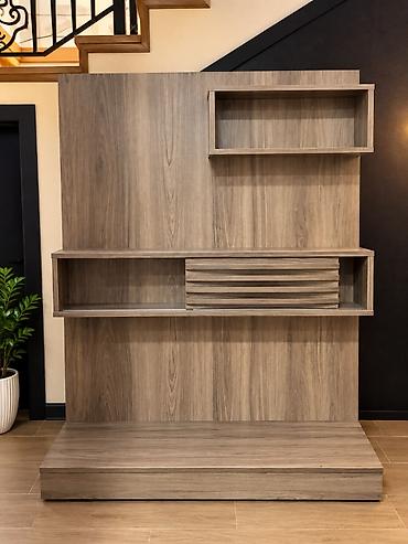 mdf material satisi: İşlənmiş, Düz TV altlığı, Polkalı — 1