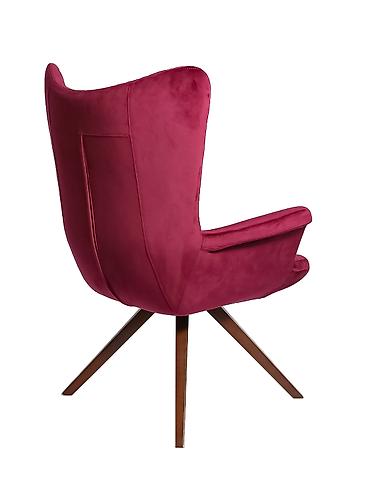 Kreslolar: Velvet kreslo – müasir dizayn - Parça: Yumşaq velvet üzlük, almaz — 8