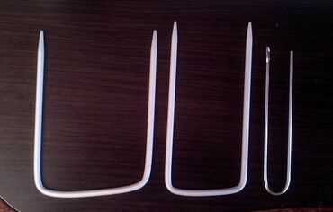 Продаю металлические вилки для вязания, ширина - 2, 6 и 8 см. Цена