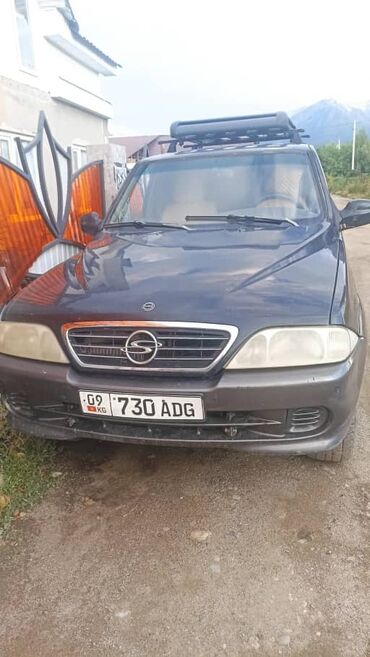 машина k5: Ssangyong Musso: 2001 г., 2.3 л, Автомат, Дизель, Жол тандабас