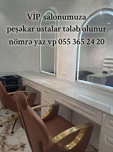 sürmeyi reng: VIP gözəllik salonu üçün peşəkar ustalar axtarılır. - Müasir, geniş — 1