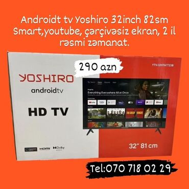 Televizorlar: Televizor Anbardan satışı bizde. Butun modeller satişda var.Qiymətlər — 8