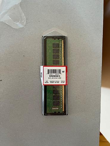 Комплектующие для ПК: Оперативная память (RAM) для ПК Kingston, 16 ГБ, 3200 МГц, DDR4, Для ПК, Новый — 1