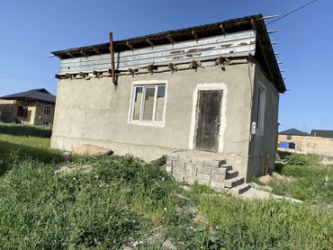 недостроенный дом бишкек: Дом, 50 м², 2 комнаты, Собственник, ПСО (под самоотделку)