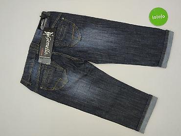 jeansy custom: Spodnie 3/4 damskie, rozmiar L — 3