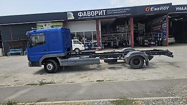 арзан матиз 1: Грузовое шасси Mercedes-Benz Atego (кабина-дневка), синего цвета. 4.3 — 6