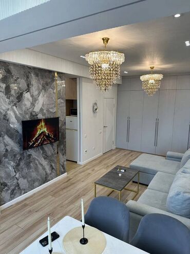 дом квартира ош: 2 бөлмө, 45 кв. м, Элитка, 5 кабат, Евроремонт