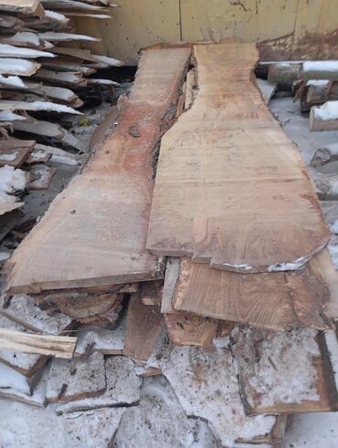 Доски: Доски, Необрезные, Для кровли крыши, Береза, Черновые — 5